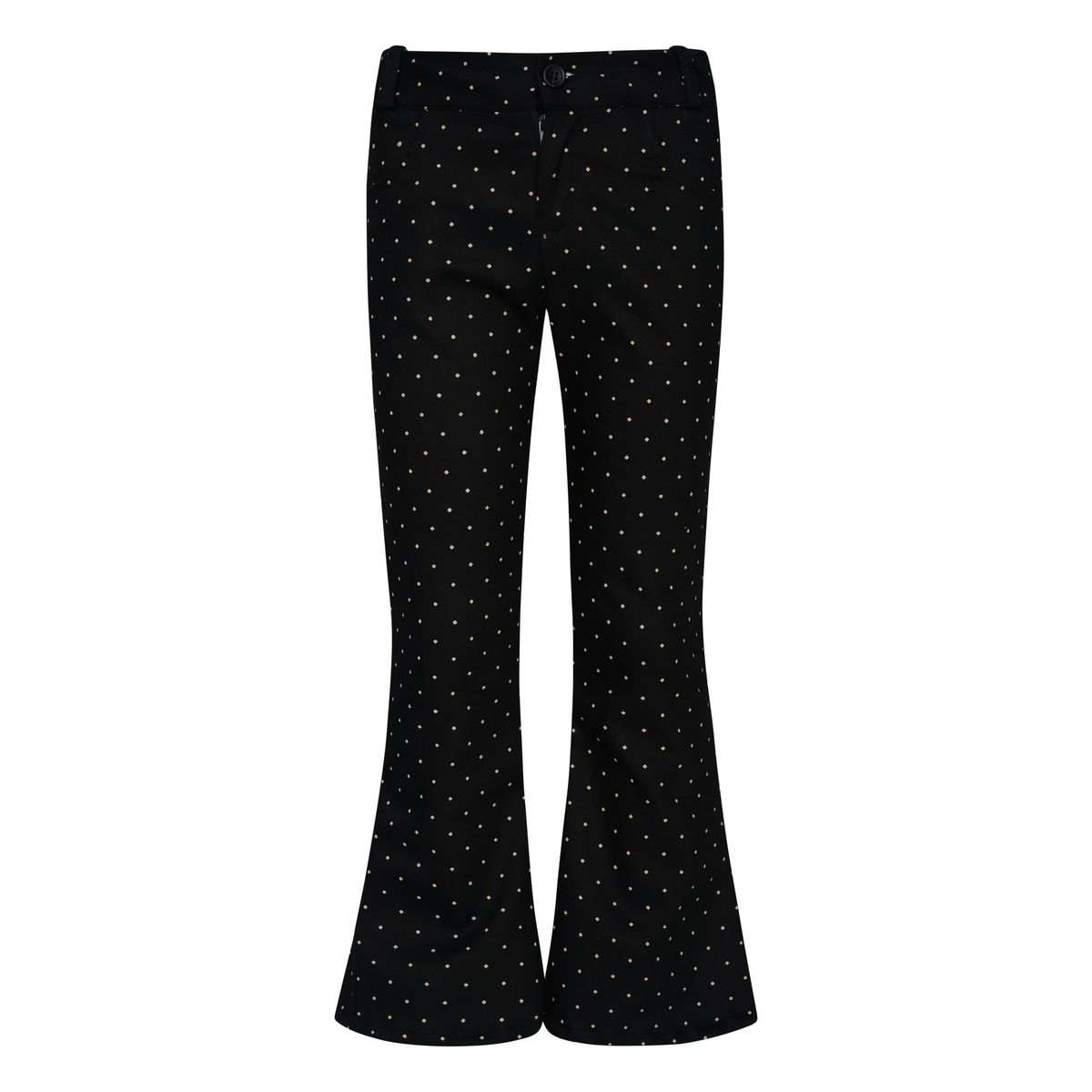 Polkas & Bows Polka Dots Flared Pants