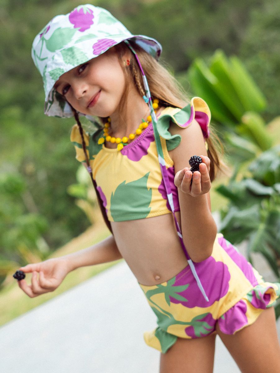 Ruffle Swim Set With Summer Flow (Two Piece)