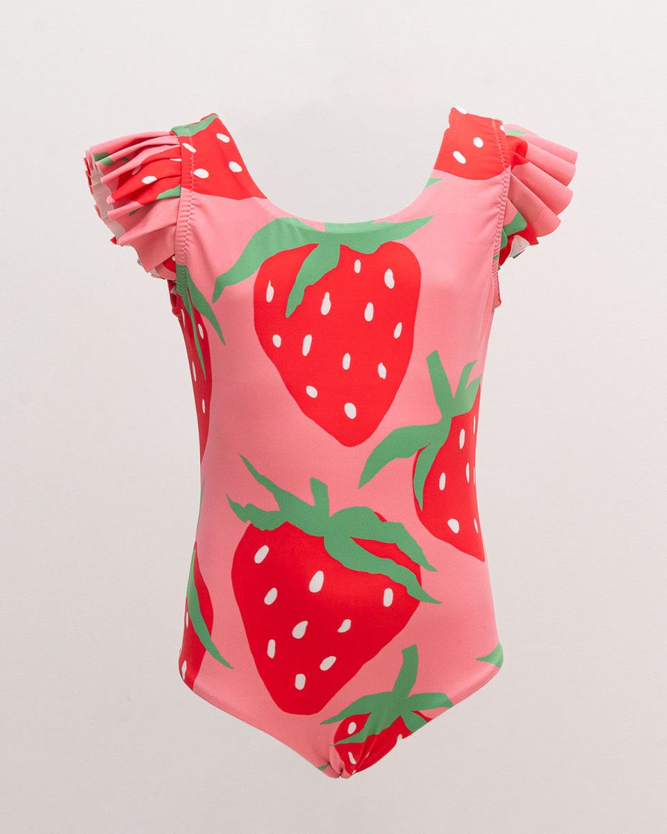 Swim Dress With Ruffles