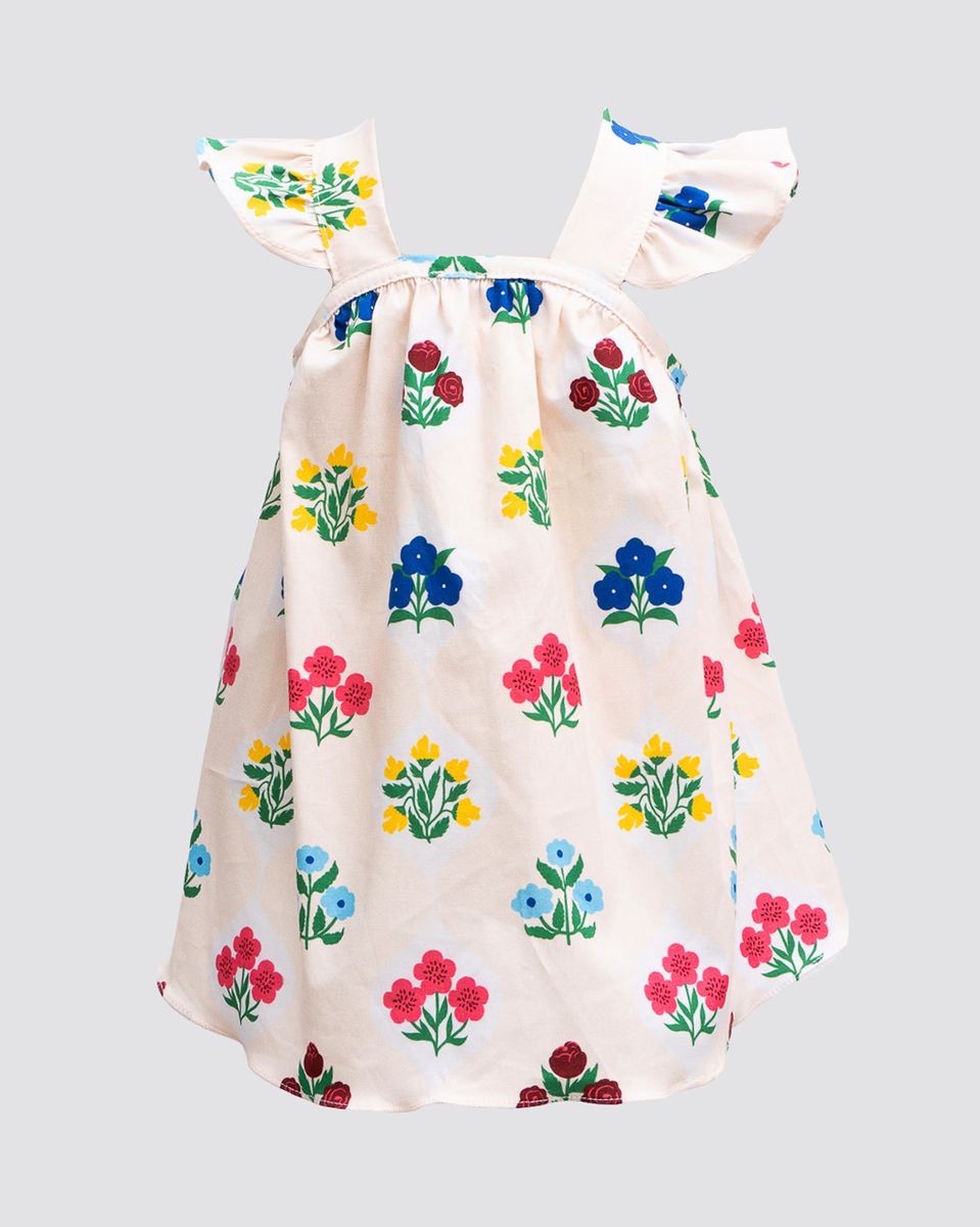 Flowers Dress And Bubble