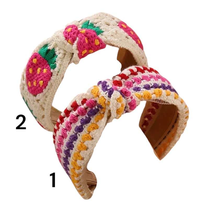 Crochet Headband With Knot