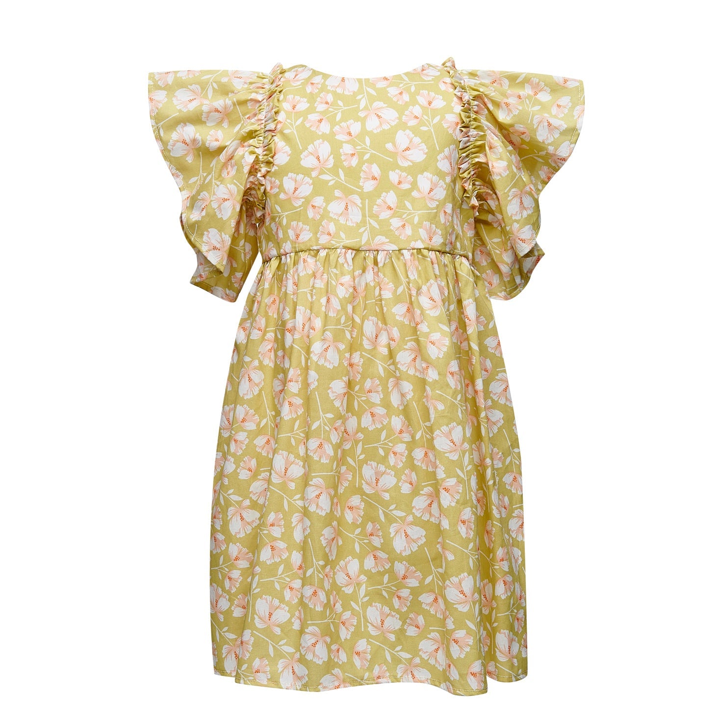 Underwater Gardens Backless Dress - Floral - 2 Years