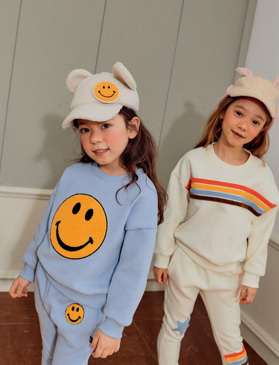 Smile Sweatpants - Light Blue - 1 Year