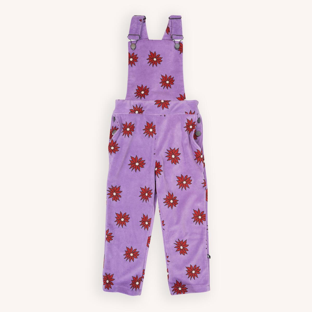 Dahlia Dungaree Velvet Pink - 8-10 Years