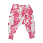 Tie Dye Harem Pants - Pink - 12 Years