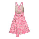 Blossom Backless Vichy Bow Dress - 2 Years