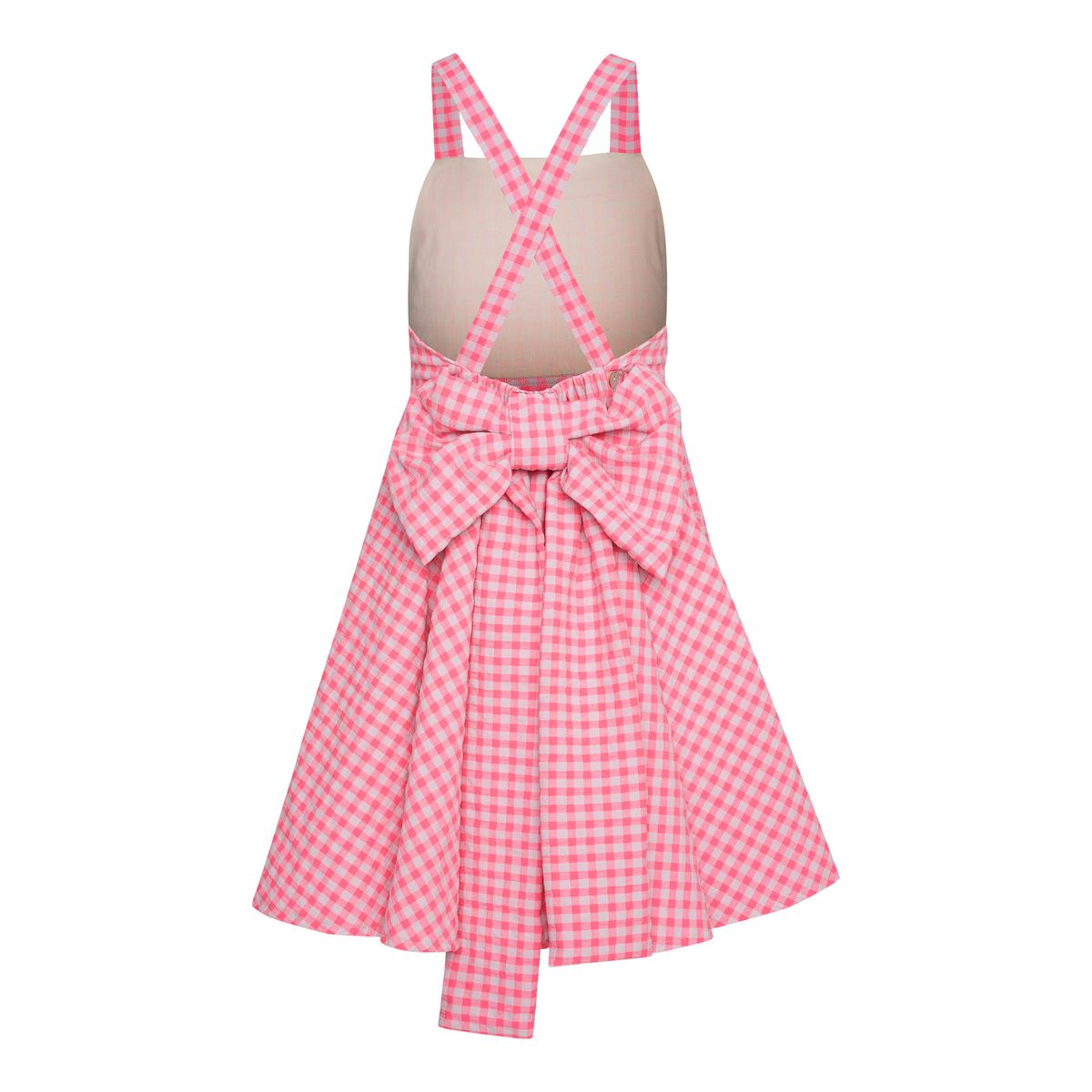Blossom Backless Vichy Bow Dress - 2 Years