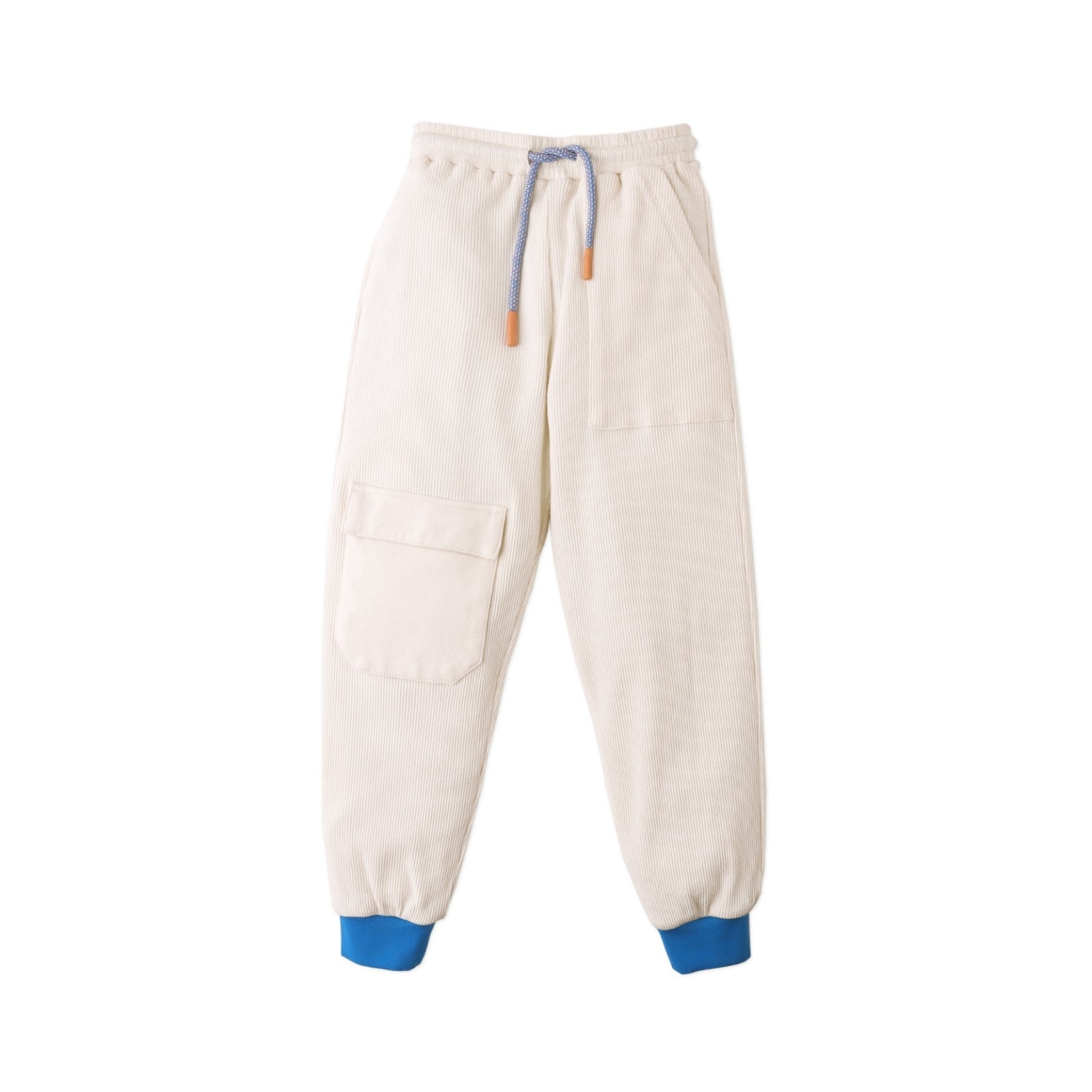 Finn Waffle Joggers -off White - 6 Years
