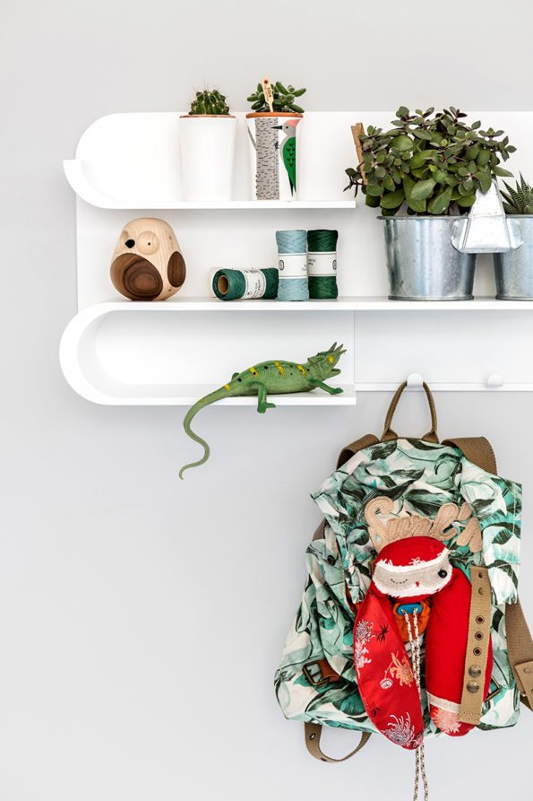 M Shelf - White On White