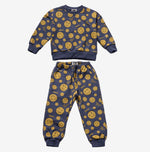 Smile Sweatshirt Set Charcoal - 6 Months