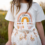 PH T-Shirts - White Rainbow - 12 Months