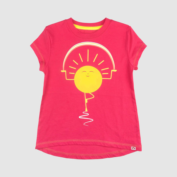 Circle T-shirt Summer - pink - 7 Years