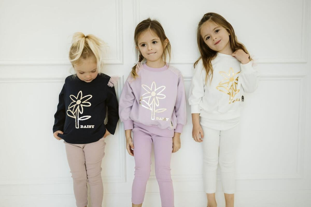 Organic Tshirts Daisy - Navy - 6 Month