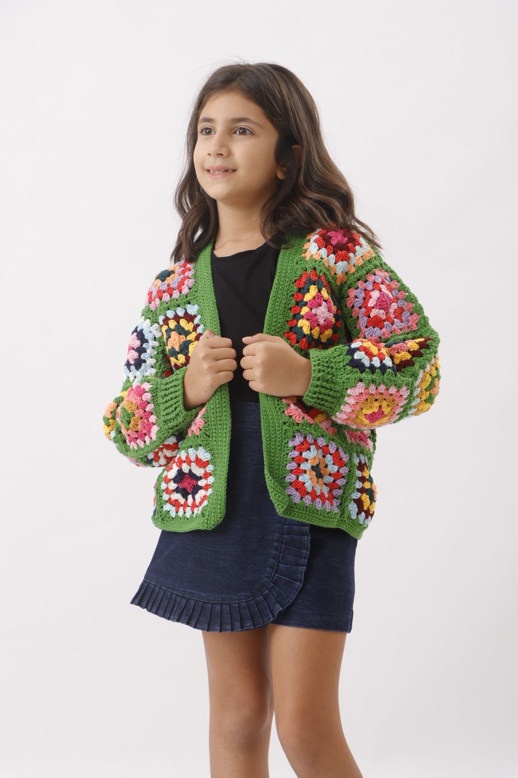 Crochet Jacket - Green