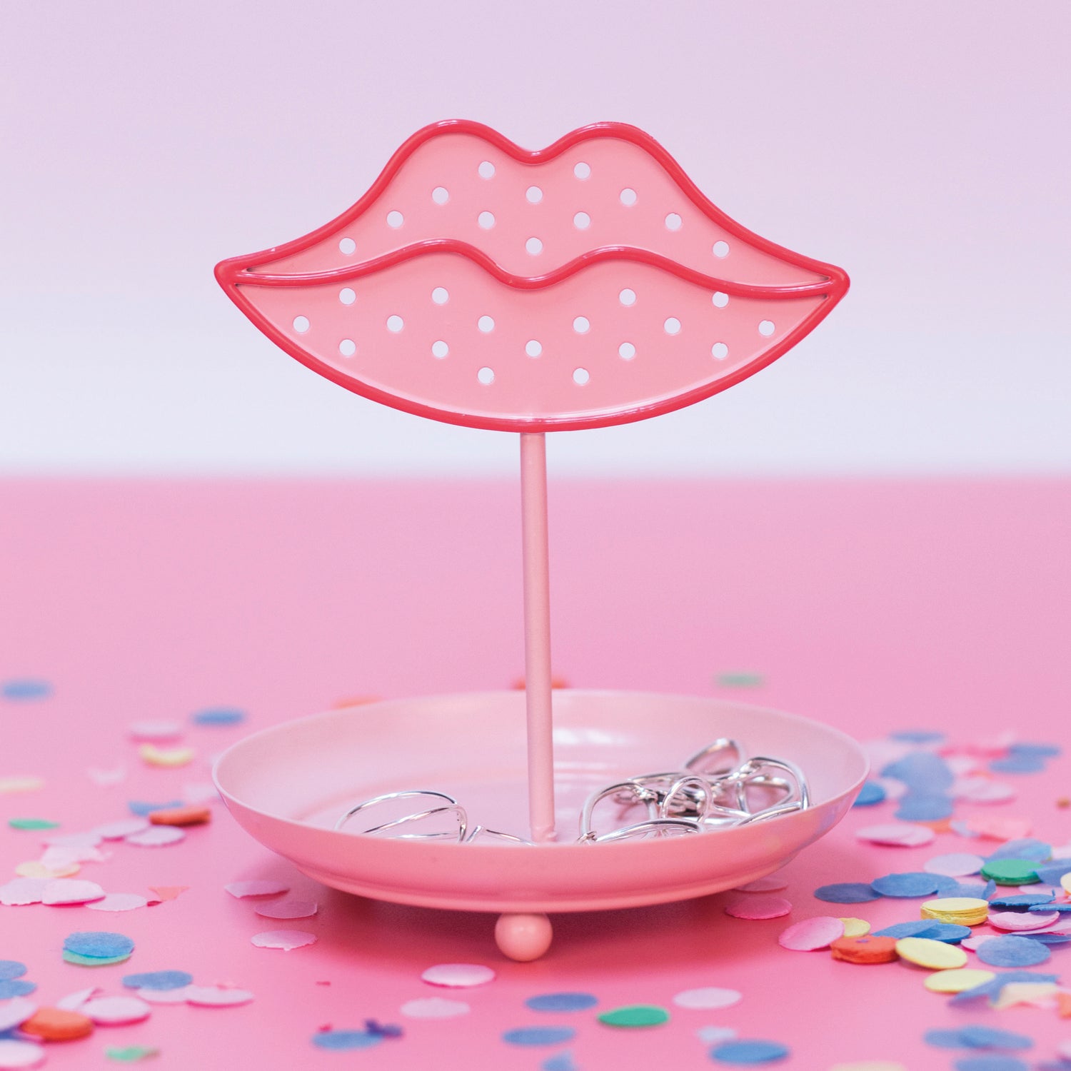 LIPS METALLIC JEWELRY STAND