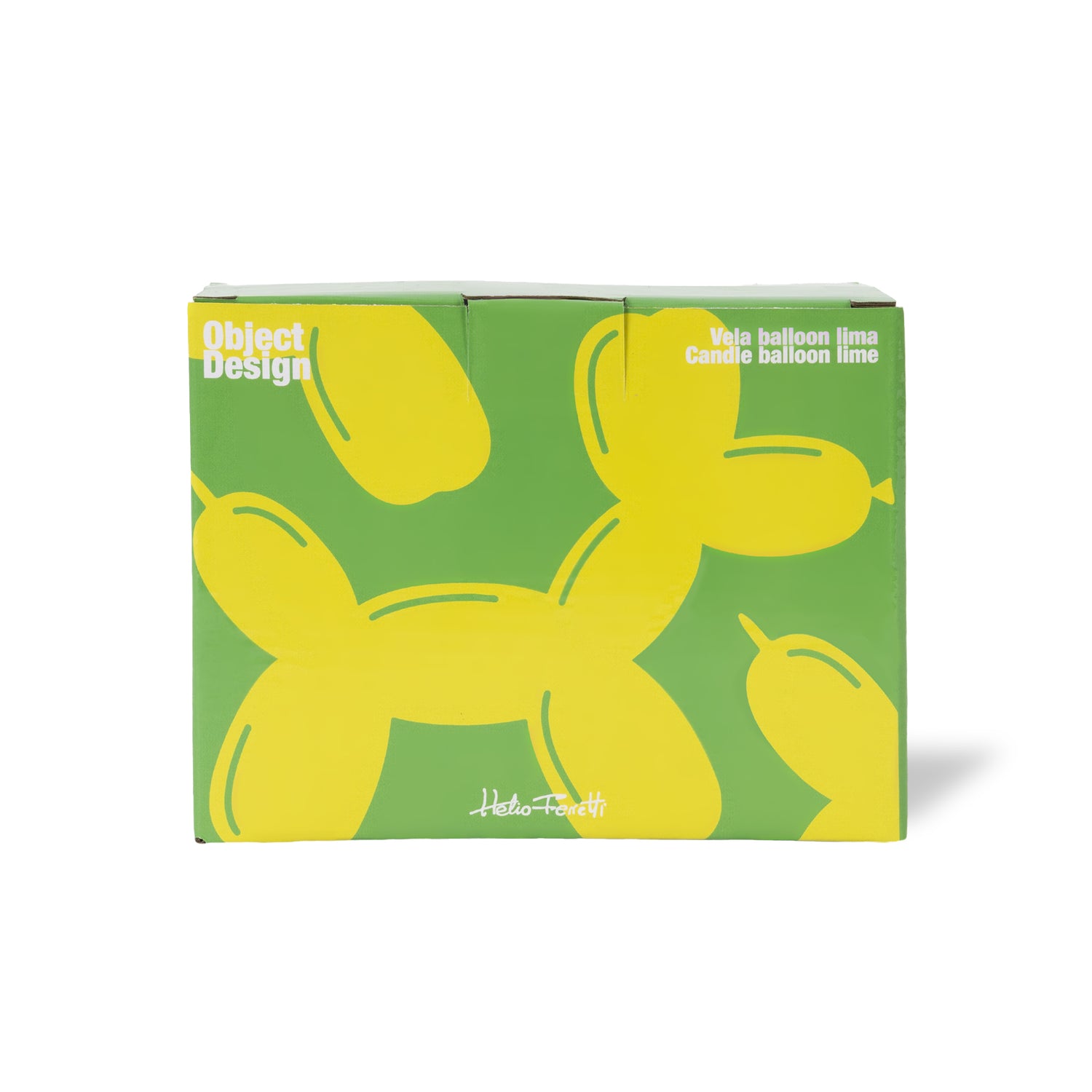 GREEN BALLOON DOG CANDLE