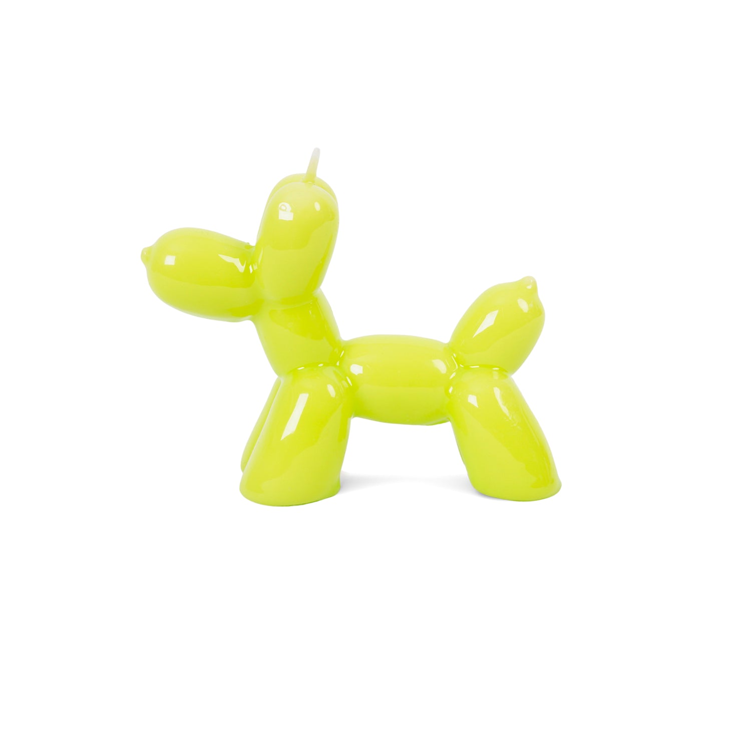GREEN BALLOON DOG CANDLE