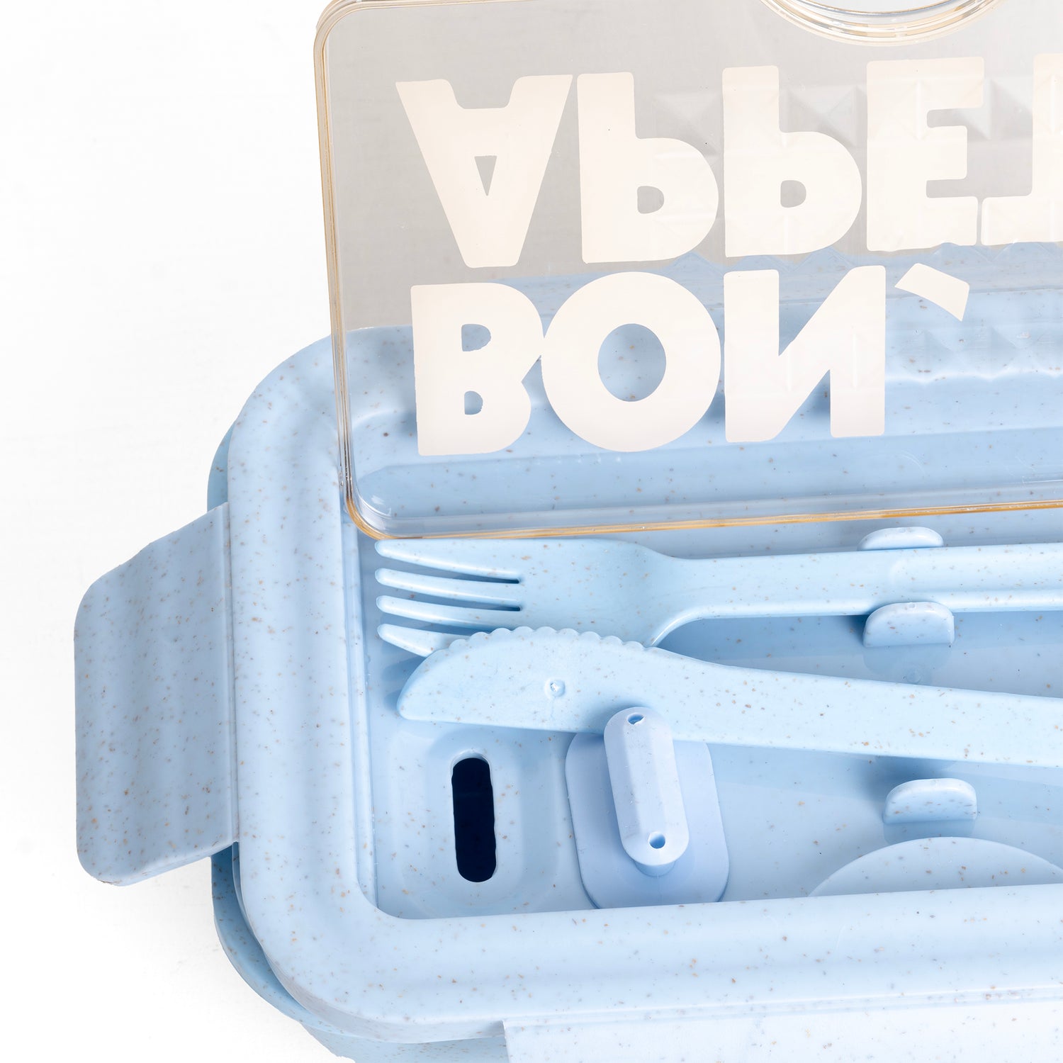 BON APPETIT LUNCH BOX - LIGHT BLUE