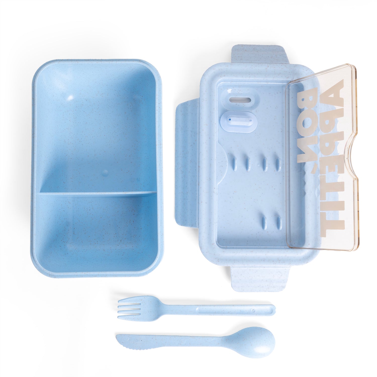 BON APPETIT LUNCH BOX - LIGHT BLUE