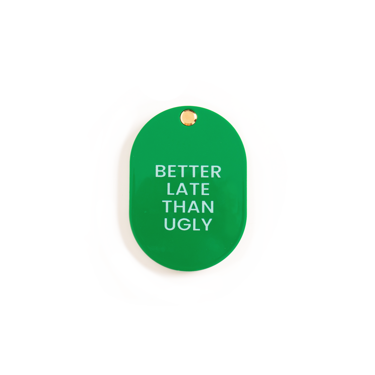 GREEN POCKET MIRROR