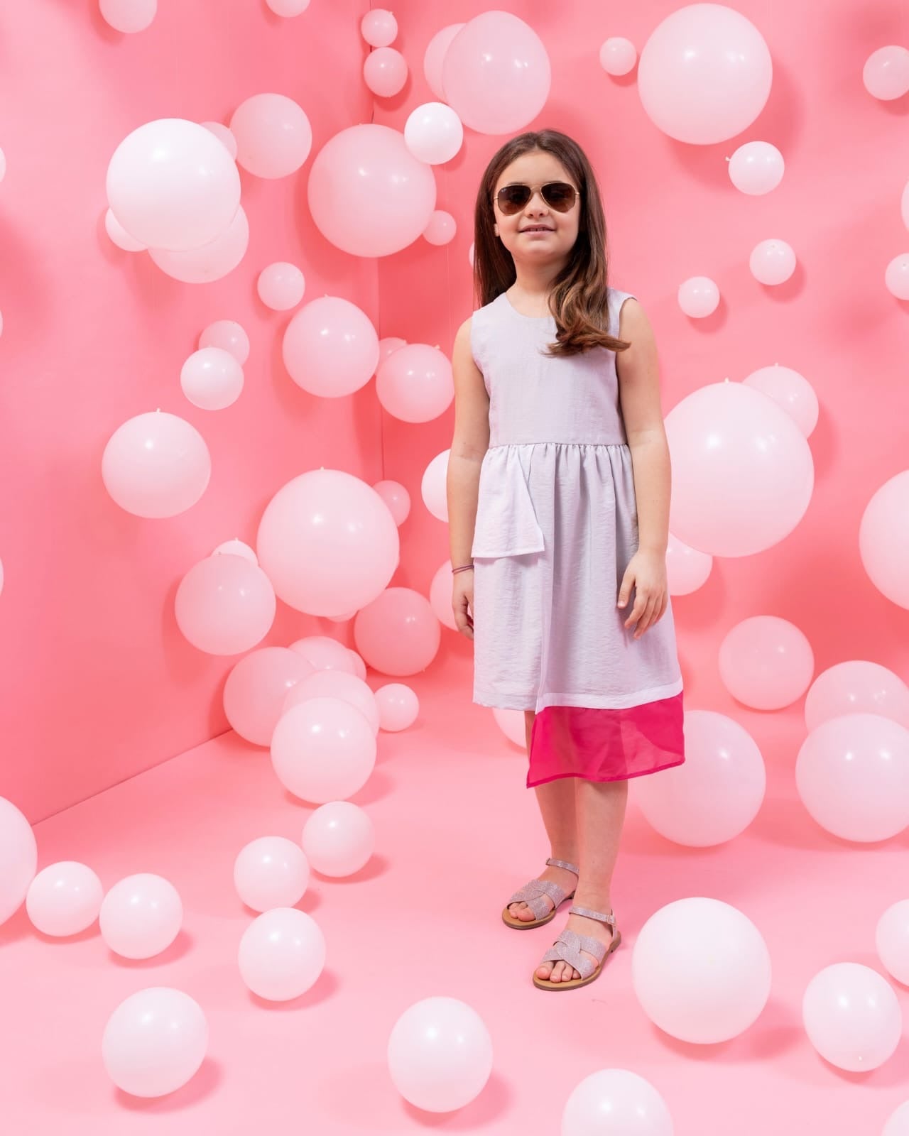 Lia Dress - Silver - 2-3 Years