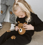 Bear Sweatshirt _ Black - 6 Months