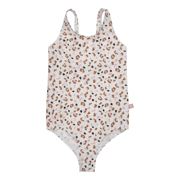 Bathing Suit Kaki Leopard - 6-12 Months