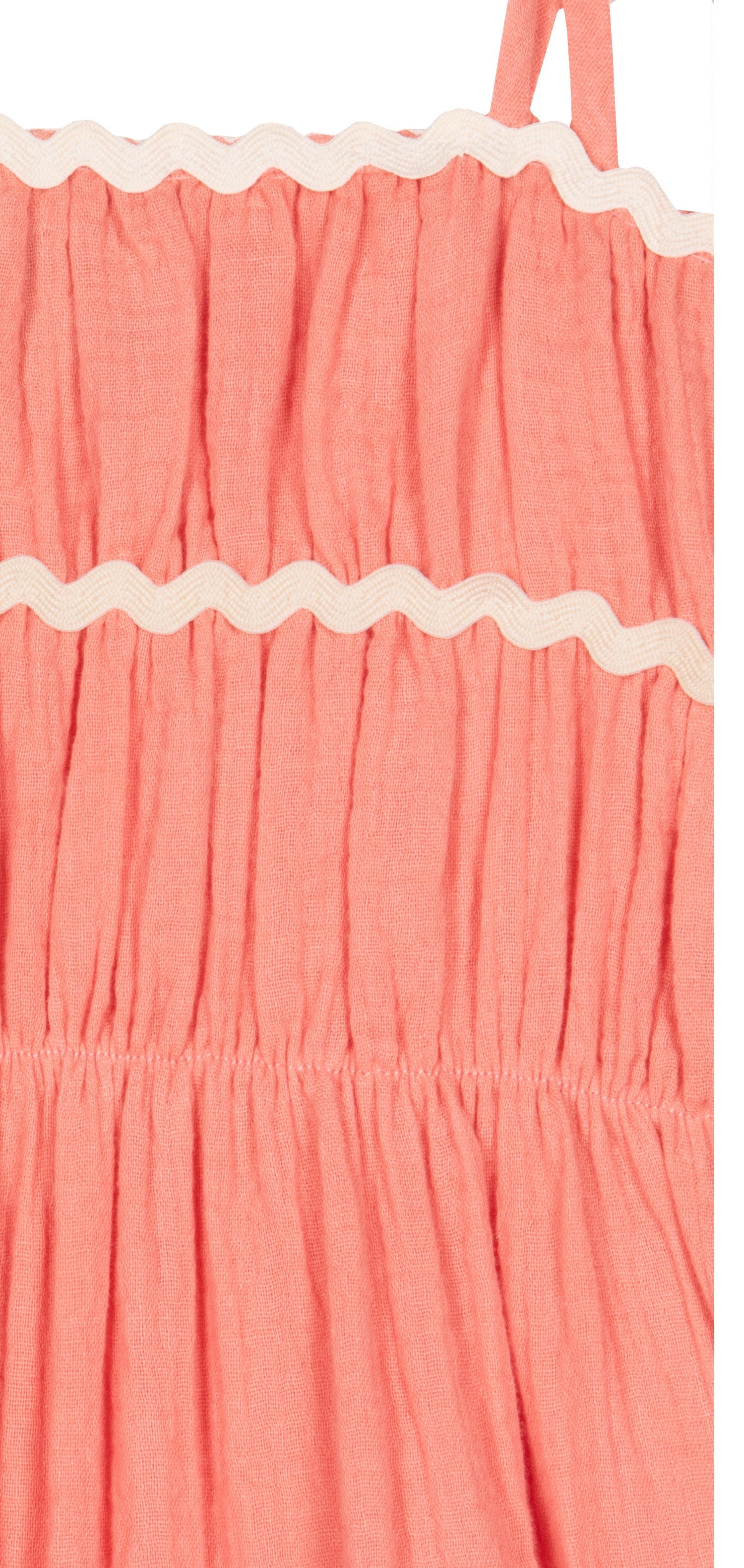 Anette muslin dress - coral