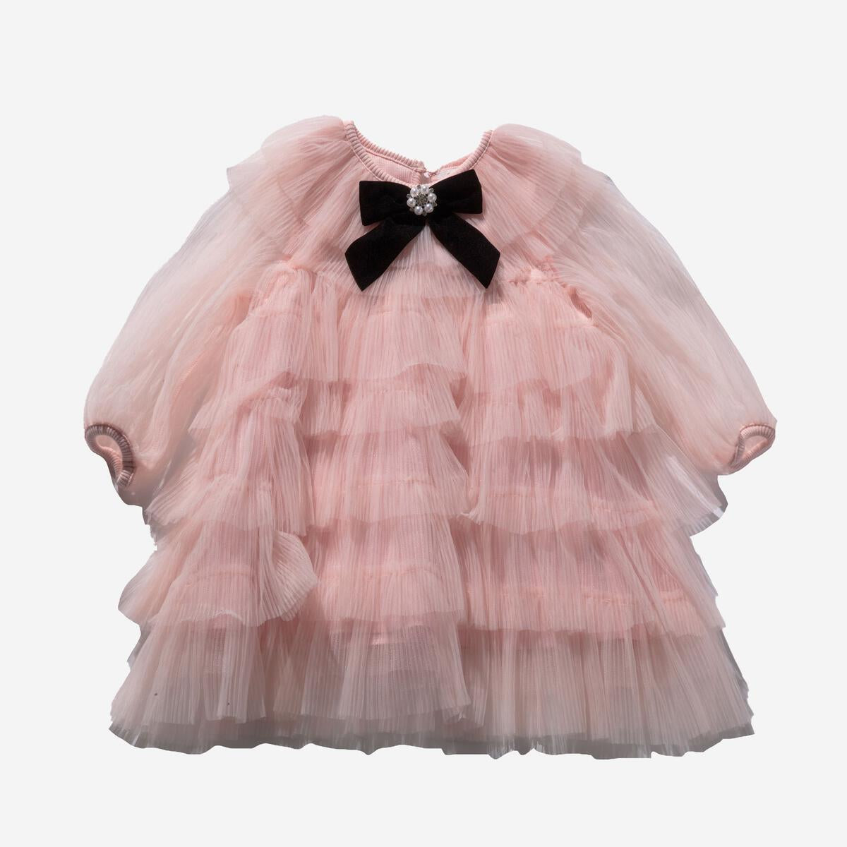 Six Layered Dress - Pink - 5 years