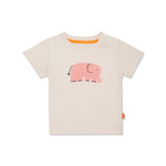 Pink Elephant Baby T-Shirt - 6-12 Months