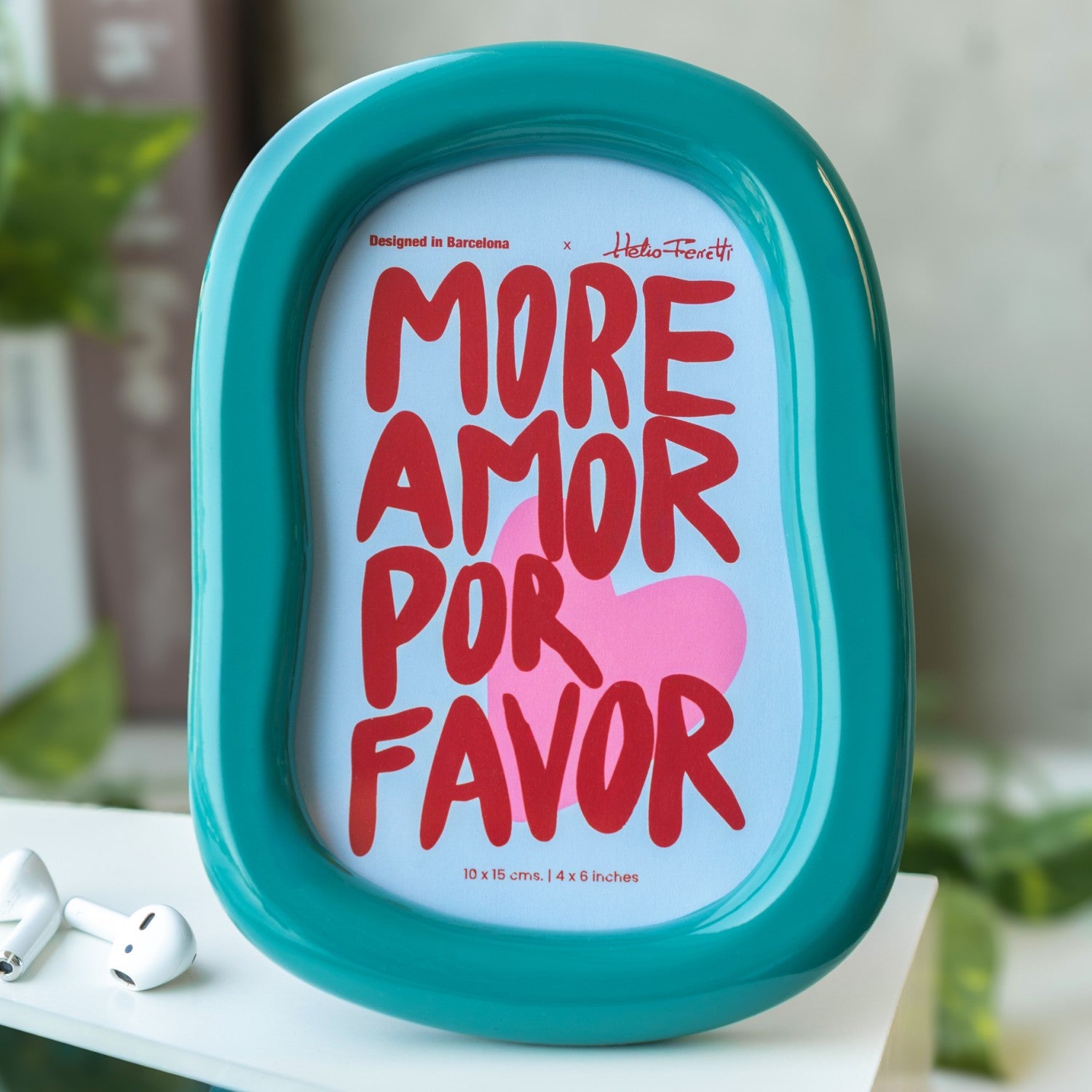 GREEN GLOSSY PHOTO FRAME