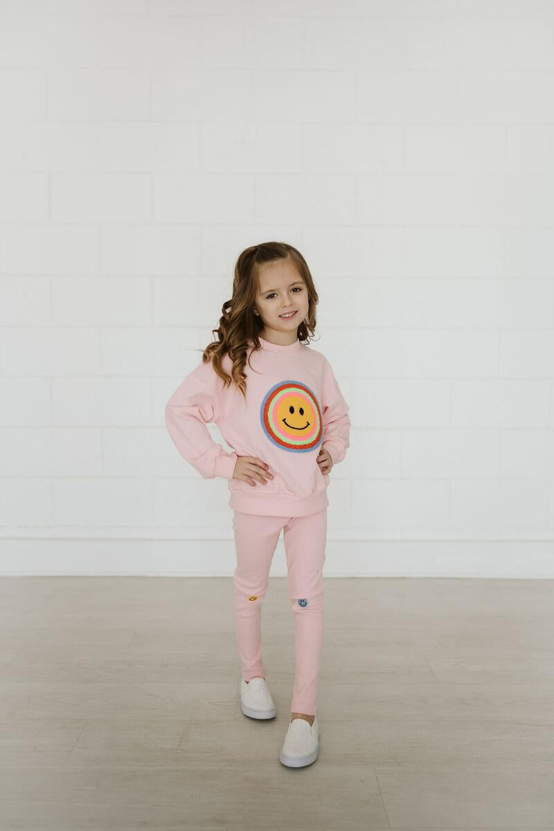 Smile Legging - Pink - 6 Months