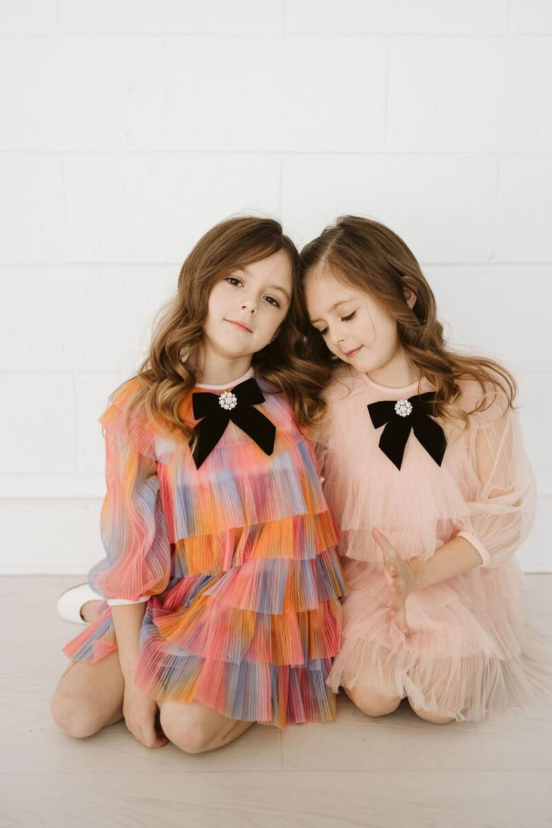 Six Layered Dress - Pink - 5 years