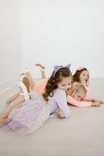 Patched Tutu Dress - Lilac - 6 Months