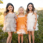 Harper Layered Dress - Gray - 6 Months