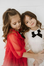 Six Layered Dress - Red - 4 years