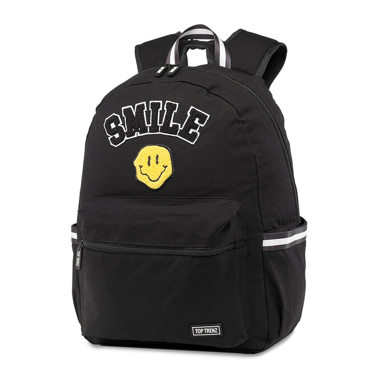 Happy Canvas Backpack Smile - Black