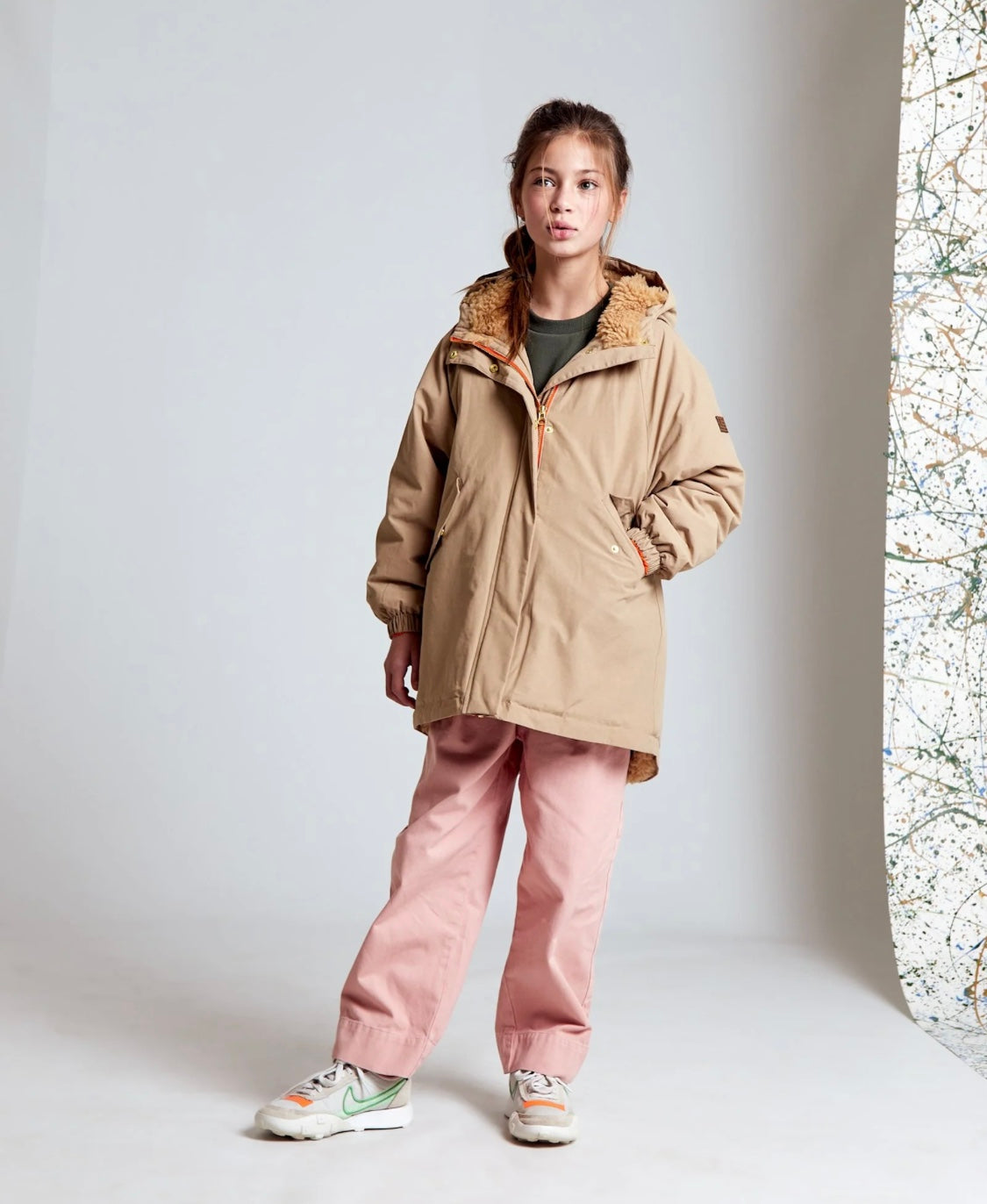 Scarlett Color Pants - Dusty Pink - 6 Years