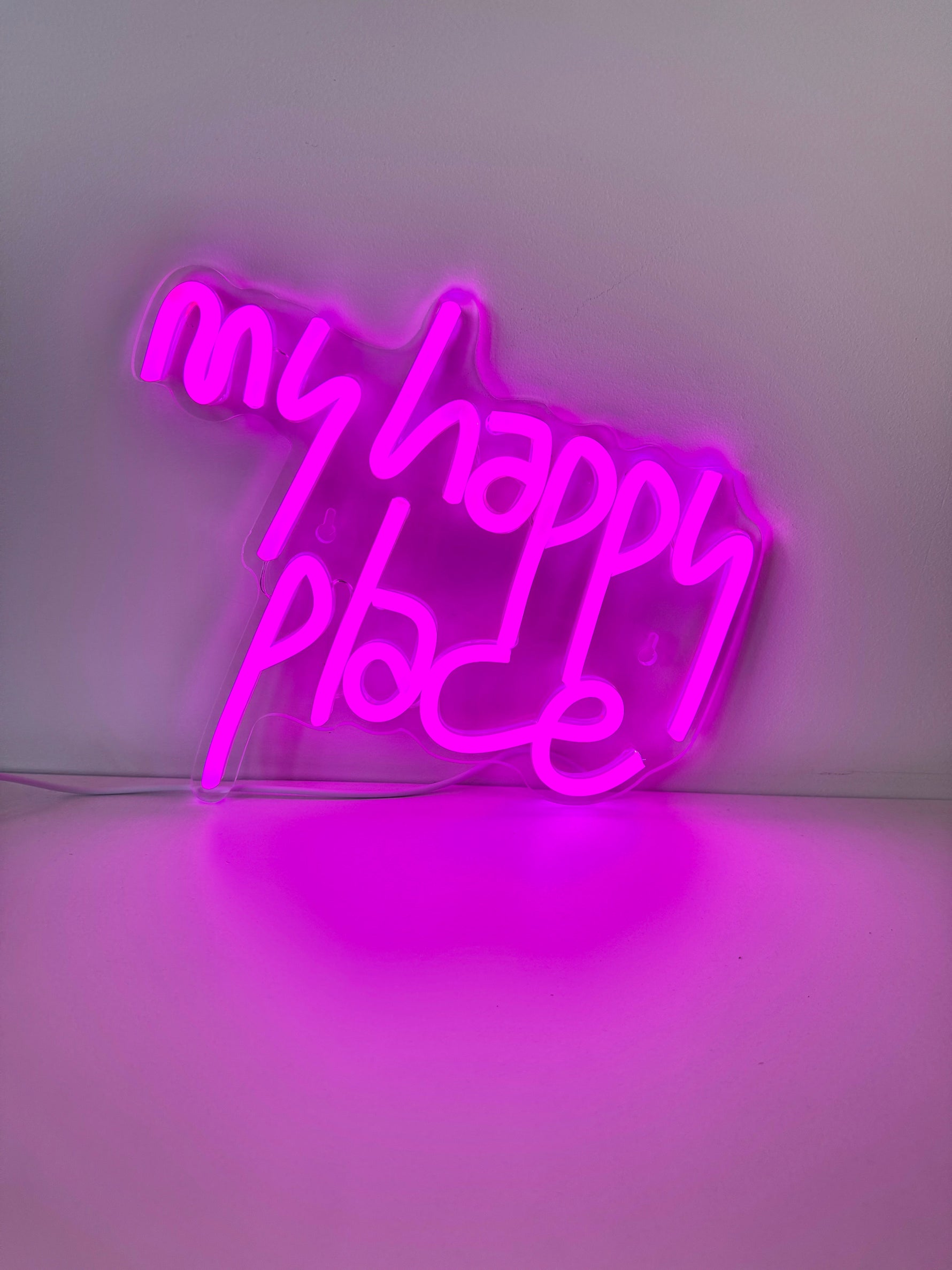 My Happy Place Neon Sign