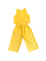 Yellow Linen Set Pants - 2 Years