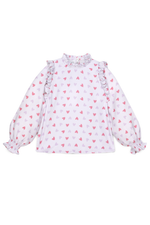 Love Jacquard Blouse - Light Mauve - 2 Years