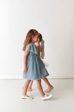 Dusty Pastels One Shoulder Tutu Dress - 2 Years