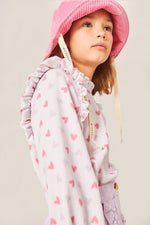 Love Jacquard Blouse - Light Mauve - 2 Years