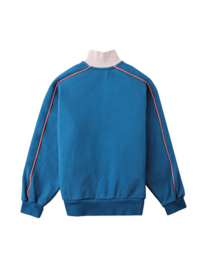Ezra Athletic Zip Jacket - Blue - 4 Years