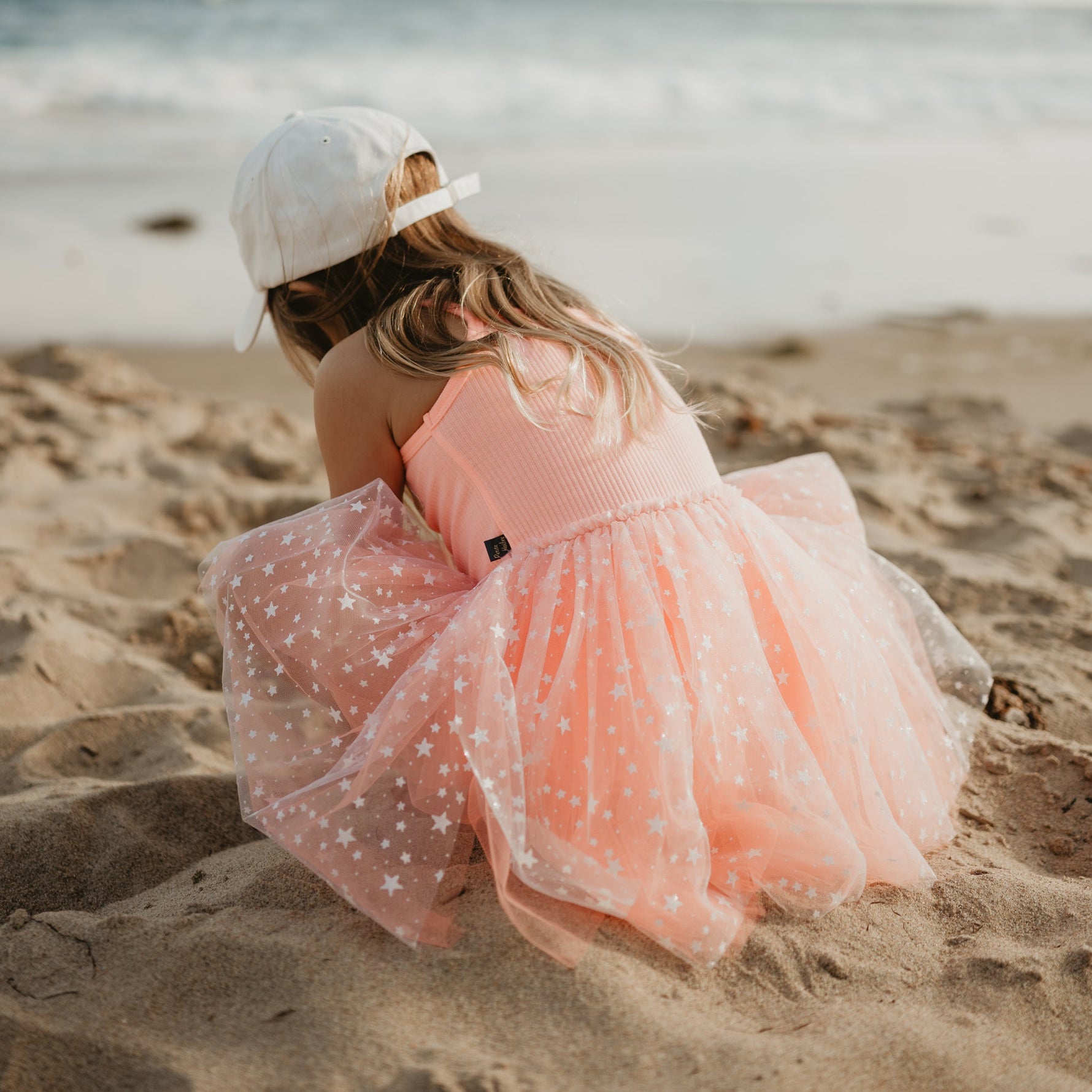 Emily Patch Tutu - Orange - 12 Months