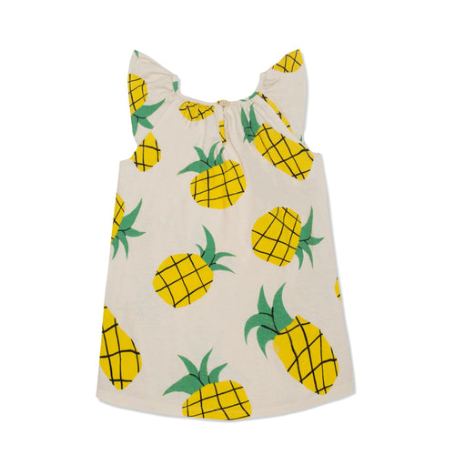 Pineapple Flutter Dress