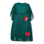 XMas Carol Fairy Tulle Dress - Green - 6 Months