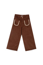 Bianca Pocket Pant Corduroy Cotton - Chesnut - 2 Years
