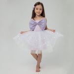 Big Bow Tutu Dress - Purple - 12 Months
