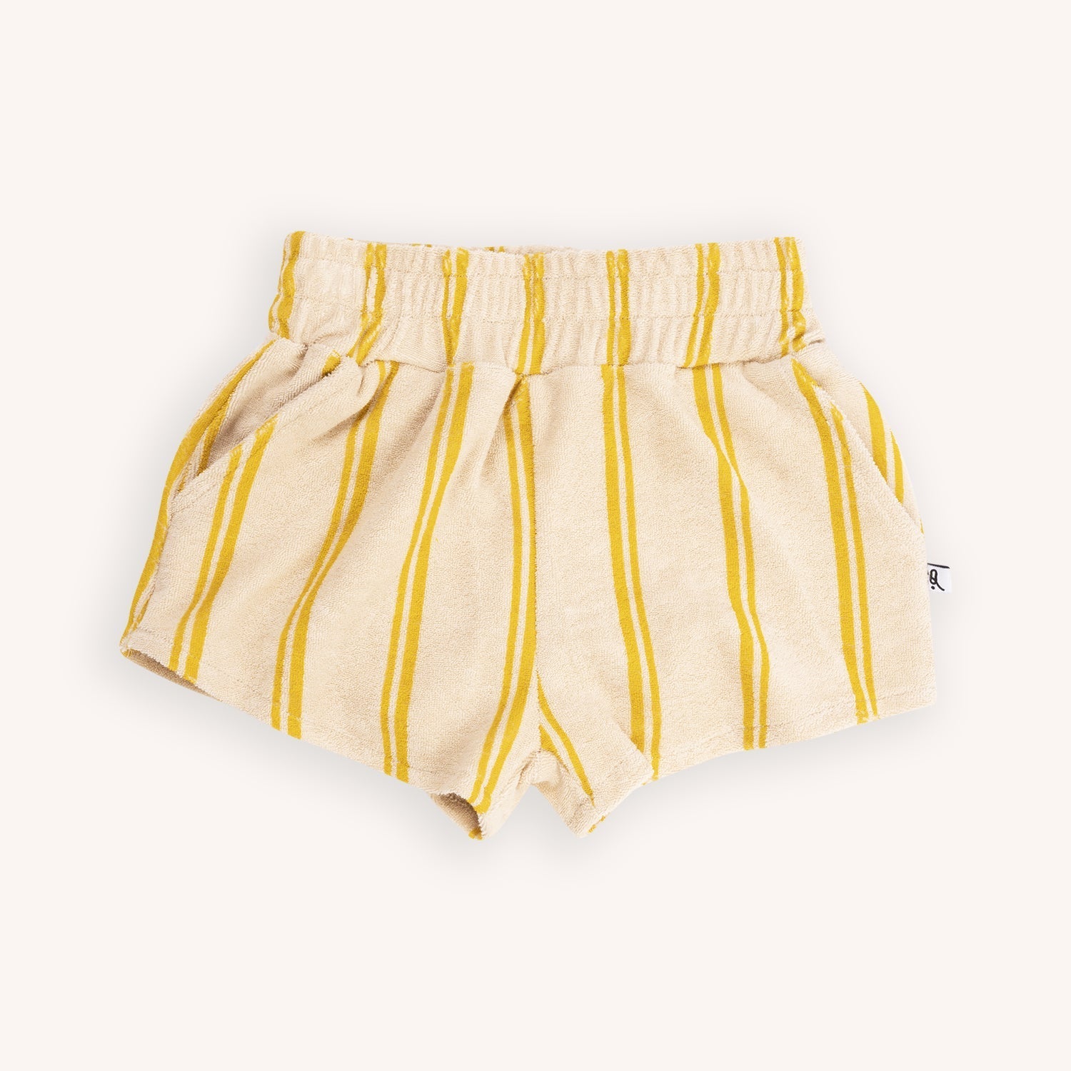 Stripes Yellow Shorts - 13-14 Years